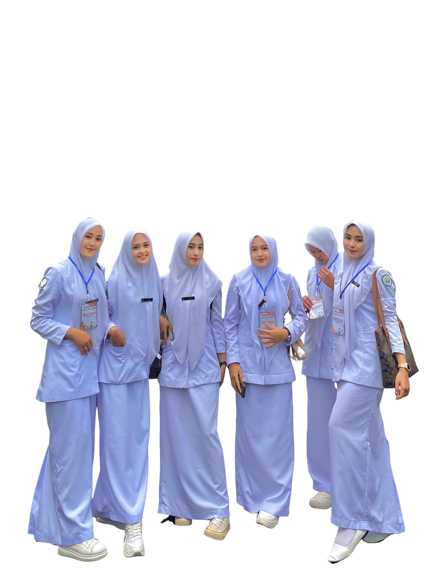 Three people are standing